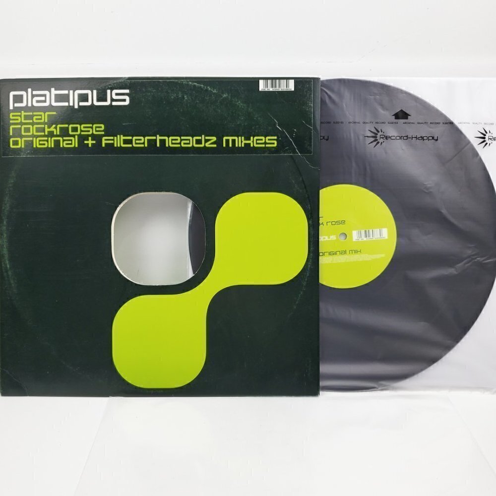 Platipus Star Rock Rose Original Filterheadz Mixes Vintage EDM Vinyl Record 2001